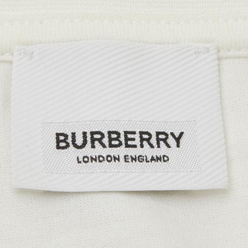 BURBERRY バーバリー TBモノグラム Tシャツ S ホワイト 白 正規品 BURBERRY（バーバリー） TBモノグラム ロゴ Tシャツ サイズM ホワイト