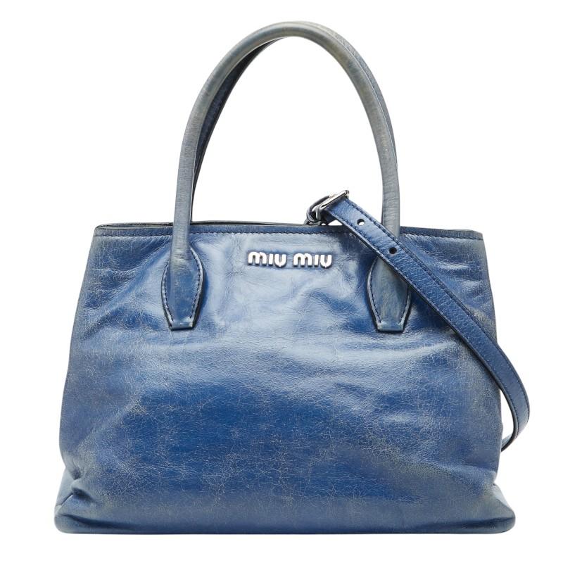 ミュウミュウ　ハンドバッグ　ショルダーバッグ　2way 楽天市場】【バッグ】Miu Miu ミュウ ミュウ ハンドバッグ トート