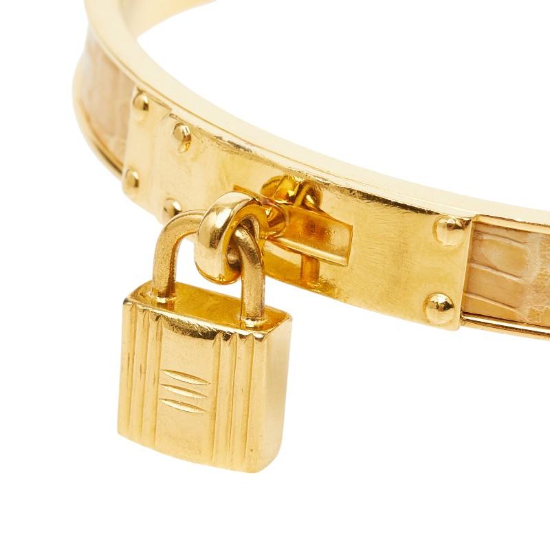 HERMES（エルメス） ケリー カデナモチーフ バングル ゴールド メッキ