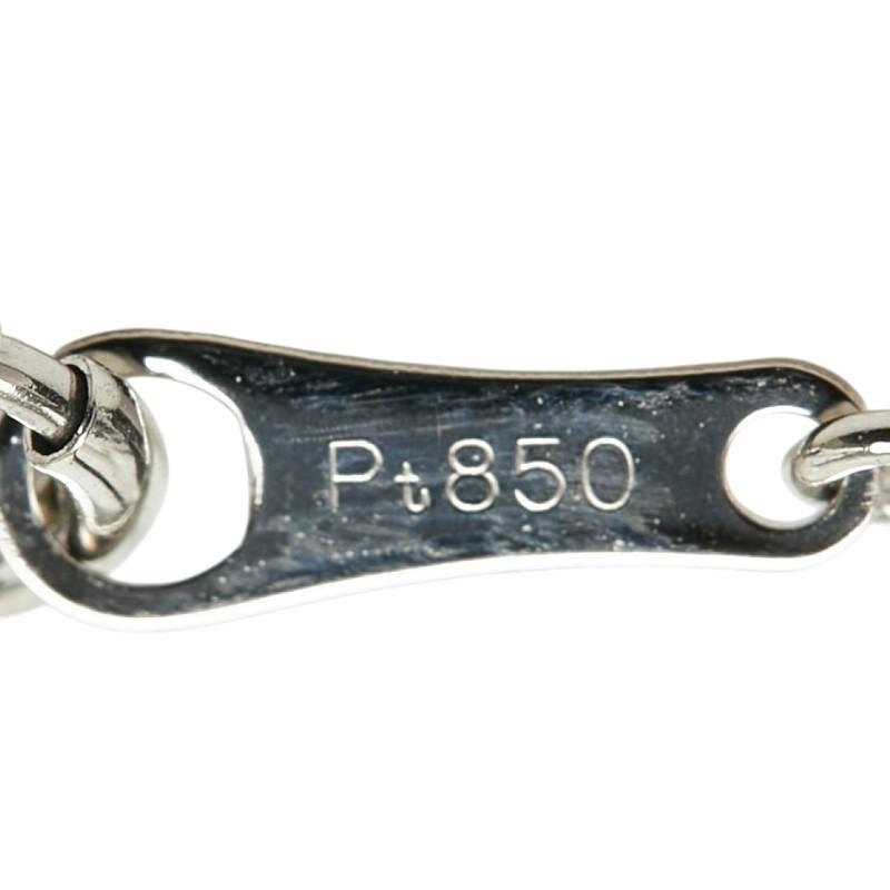 Pt900 プラチナ Pt850 ダイヤ0.12ct スマイルモチーフ ペンダント