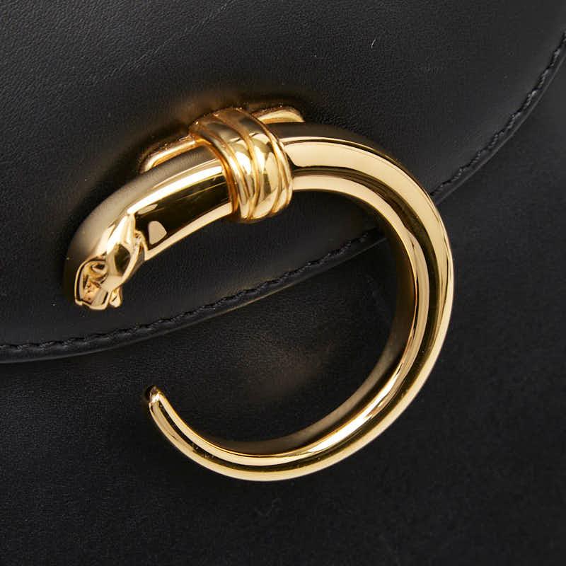 Cartier（カルティエ） パンテール ハンドバッグ ブラック レザー