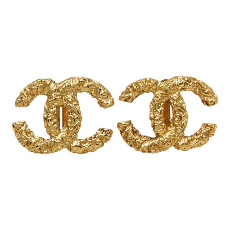 CHANEL（シャネル） ココマーク 溶岩 ラヴァ ヴィンテージ イヤリング 