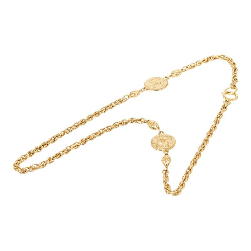 CHANEL（シャネル） ロゴ ココマーク コインモチーフ ロングネックレス