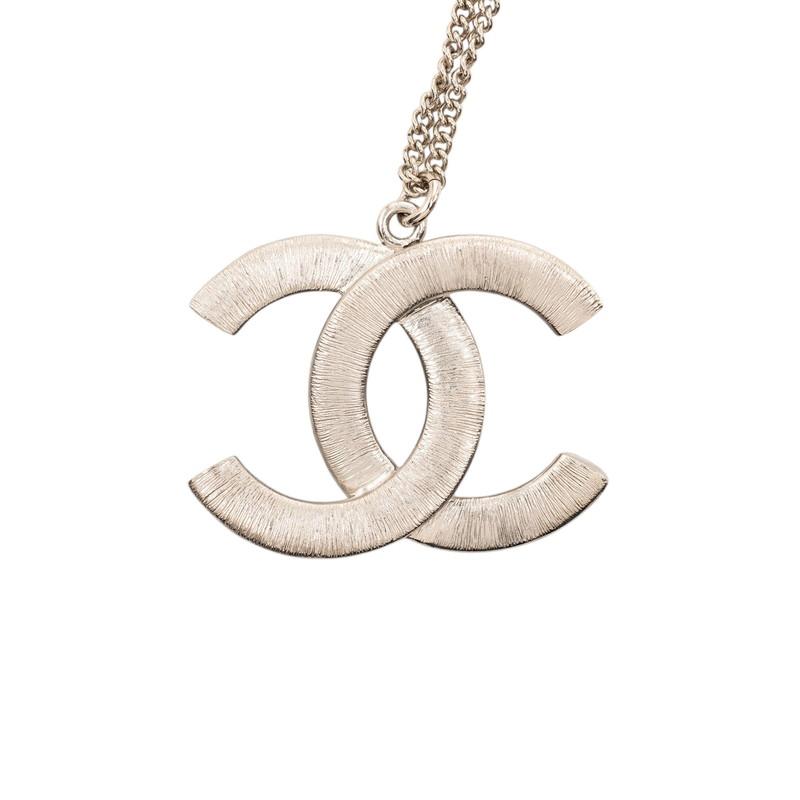 CHANEL（シャネル） ココマーク ラインストーン ネックレス シルバー
