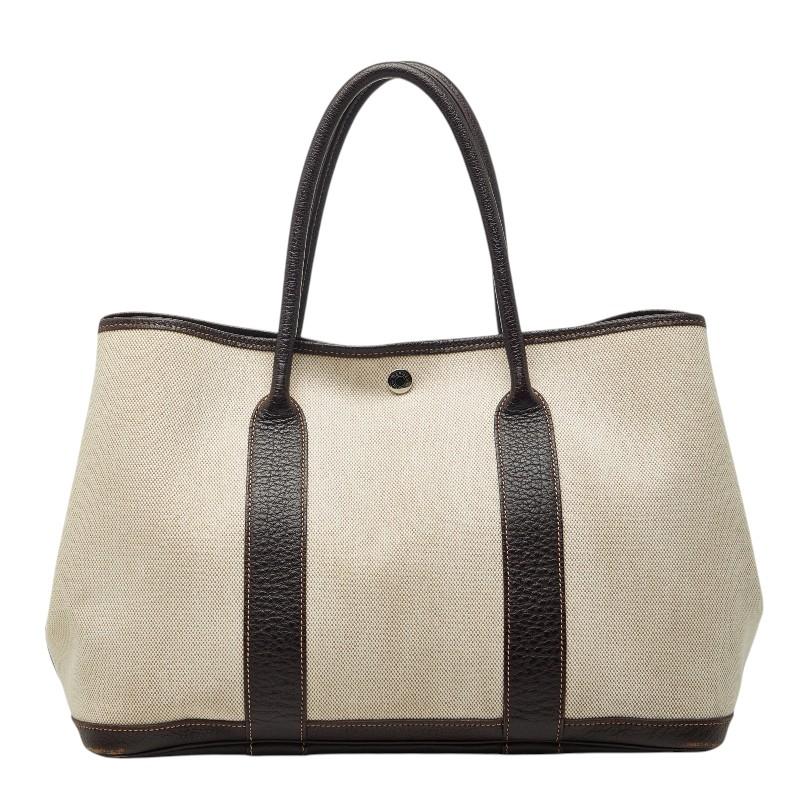 HERMES エルメス ガーデンパーティPM トートバッグ　マロン HERMES（エルメス） ガーデンパーティPM トートバッグ マロン ブラウン