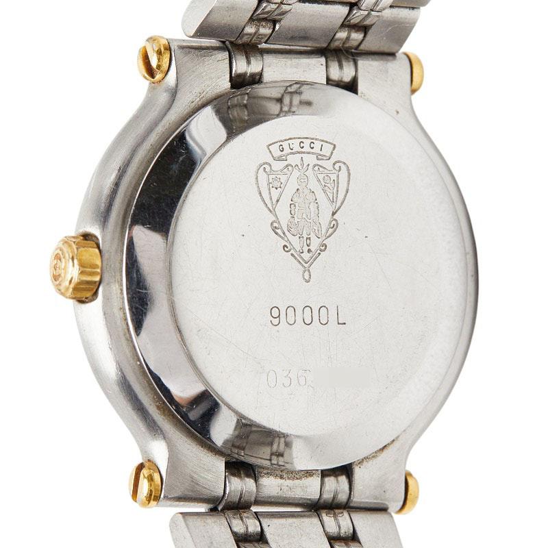 GUCCI（グッチ） 腕時計 9000L クオーツ ゴールド文字盤 ステンレス