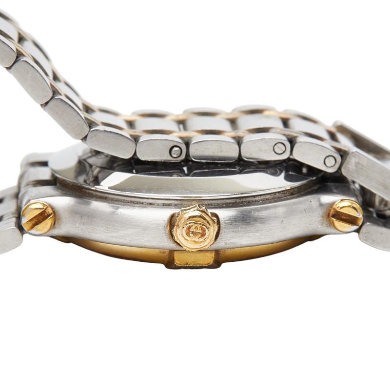 グッチ 腕時計 9000L クオーツ ゴールド文字盤 ステンレススチール レディース GUCCI 【1-0264692】 GUCCI（グッチ） 腕時計 9000L クオーツ ゴールド文字盤 ステンレス