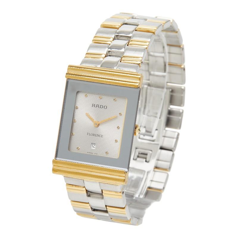 ホ*》様 m402 RADO FLORENCE ラドー クオーツ腕時計 動作未確 RADO（ラドー） フローレンス 腕時計 クオーツ シルバー文字盤