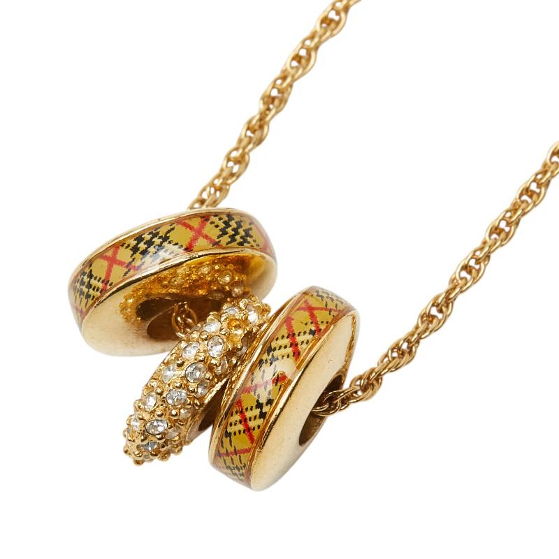 BURBERRY（バーバリー） ノバチェック チェーン ペンダント ネックレス