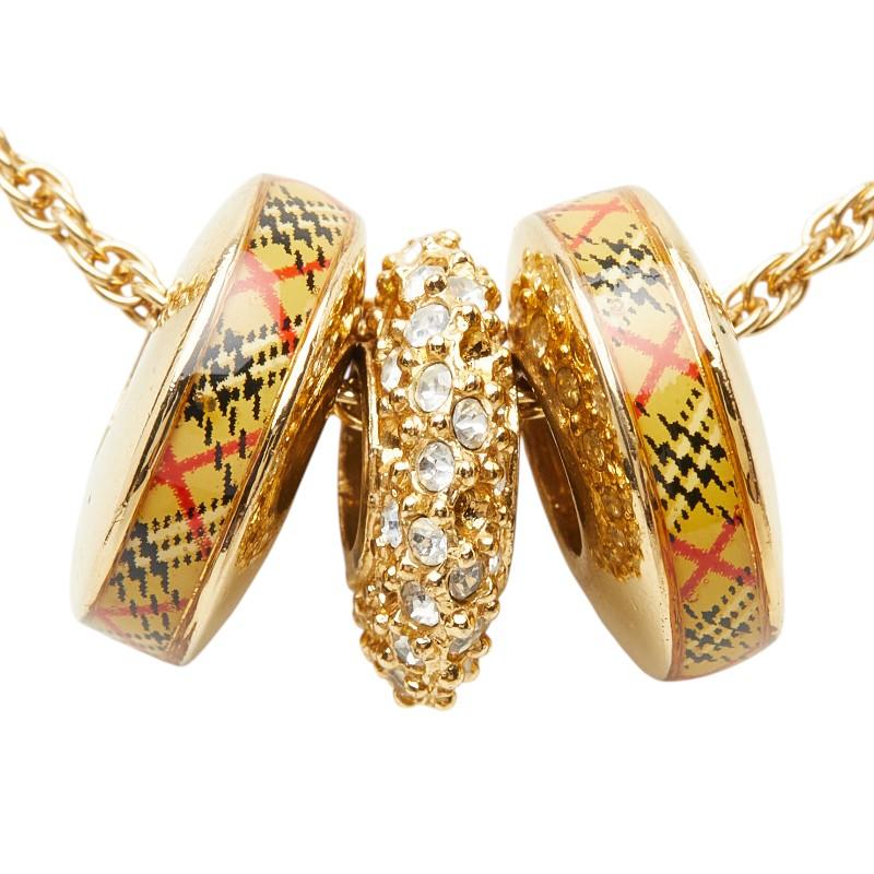 BURBERRY（バーバリー） ノバチェック チェーン ペンダント ネックレス