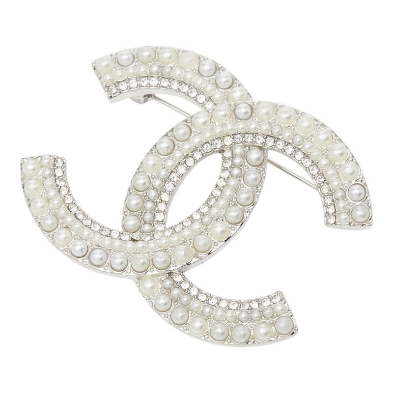 CHANEL（シャネル） ココマーク ブローチ A18刻印 シルバー メタル