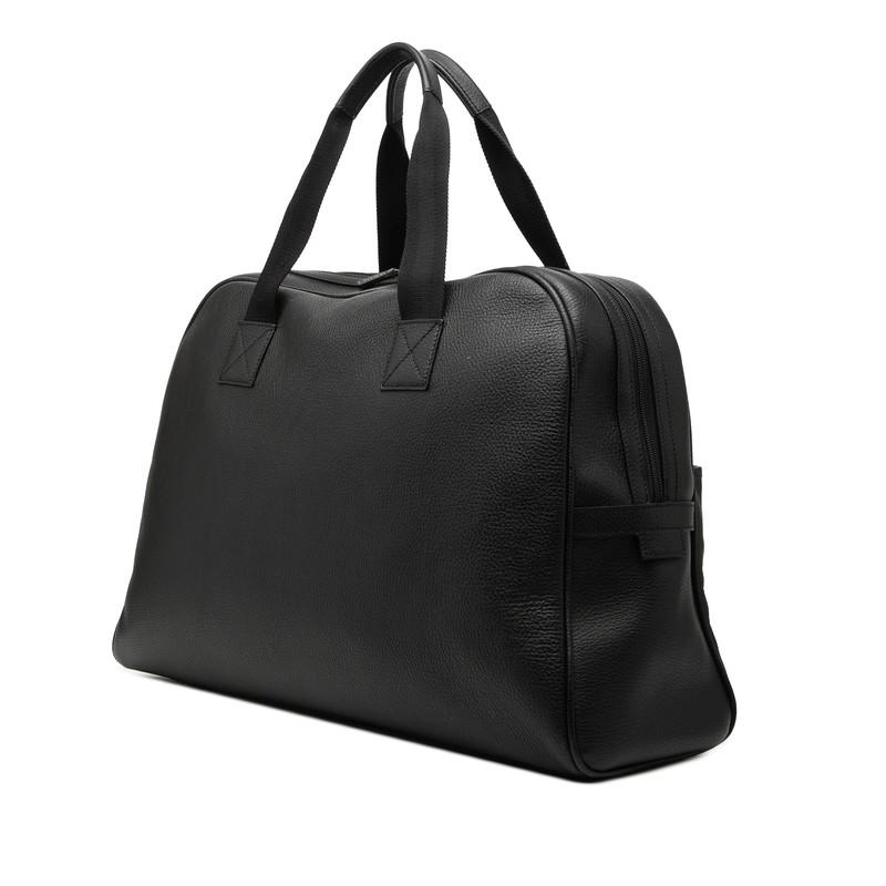 【GUCCI】ボストンバッグ　シェリーライン　マイクロGG柄　PVC ブラック. GUCCI（グッチ） シェリー ライン ボストンバッグ 282511 ブラック