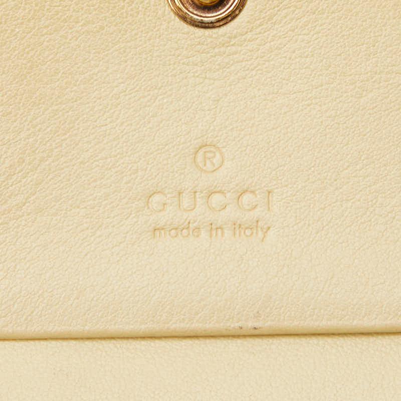 グッチ ダイアナ GGロゴ 二つ折り財布 658244 パイソン バンブー レディース GUCCI 【1-0264886】 GUCCI（グッチ） ダイアナ GGロゴ 二つ折り財布 658244 アイボリー系