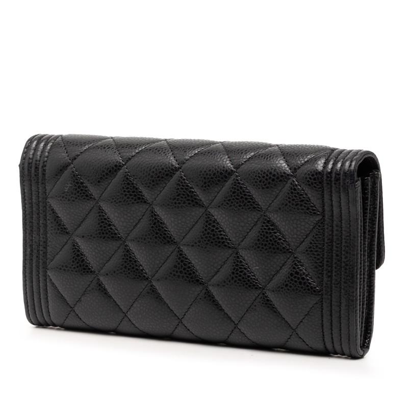 CHANEL（シャネル） ココマーク ボーイシャネル 長財布 ロングフラップ 