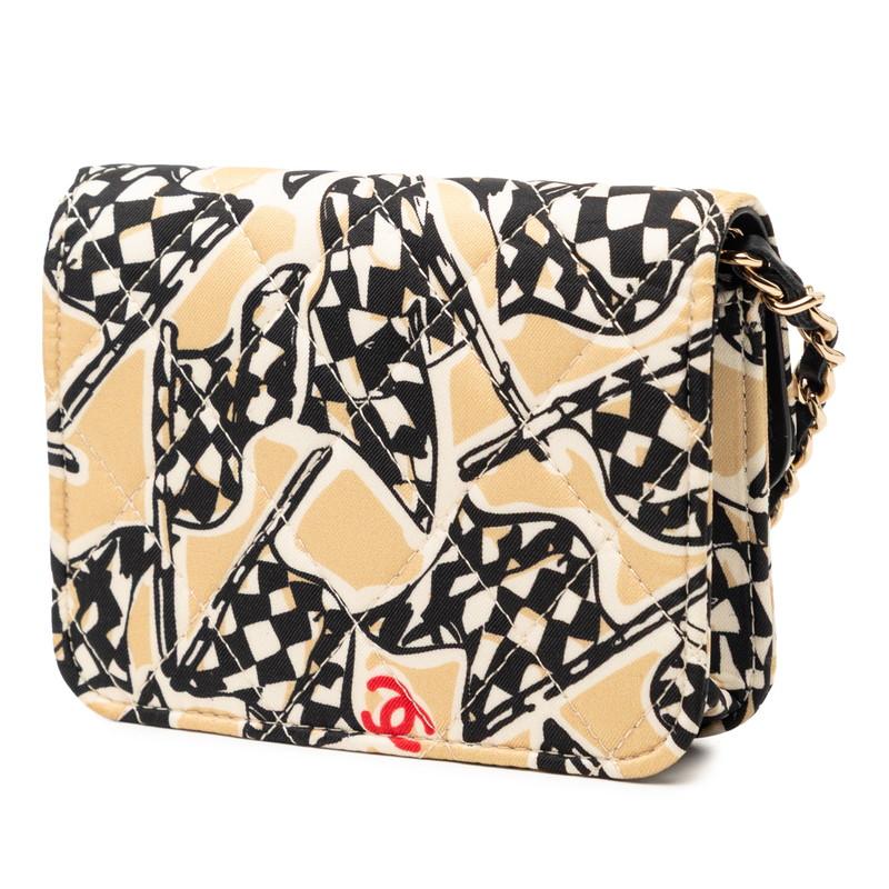 CHANEL（シャネル） ココマーク マトラッセ チェッカーフラッグ ミニ