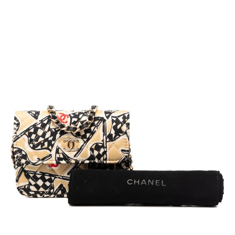 CHANEL（シャネル） ココマーク マトラッセ チェッカーフラッグ ミニ 