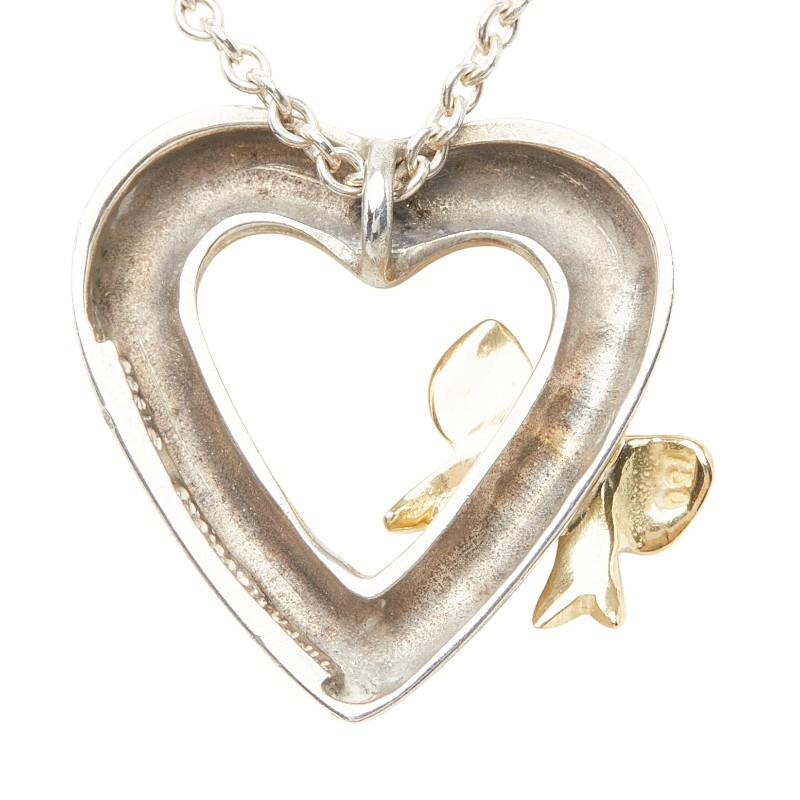 TIFFANY&Co.（ティファニー） ハート リボン ネックレス シルバー