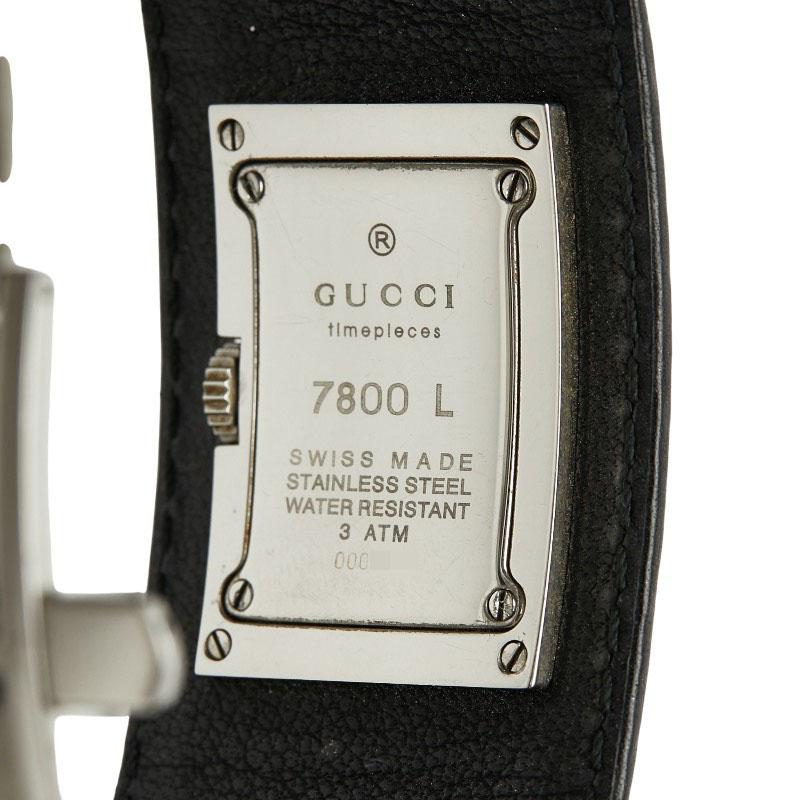 GUCCI（グッチ） 腕時計 バングルウォッチ 7800L クオーツ ブラック