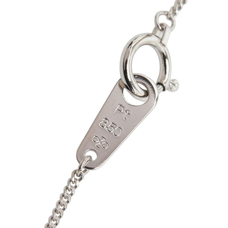 Pt850 プラチナ エメラルド0.56ct ダイヤ0.23ct フラワーモチーフ