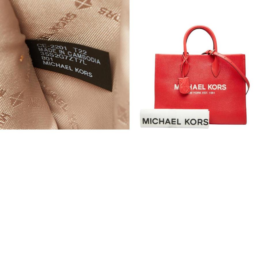 美品 マイケルコース MIRELLA EW トート ミディアム ショルダーバッグ 2WAY レザー レディース Michael Kors 【1-0265347】 MICHAEL KORS - 美品 マイケルコース MIRELLA EW トート ミディアム