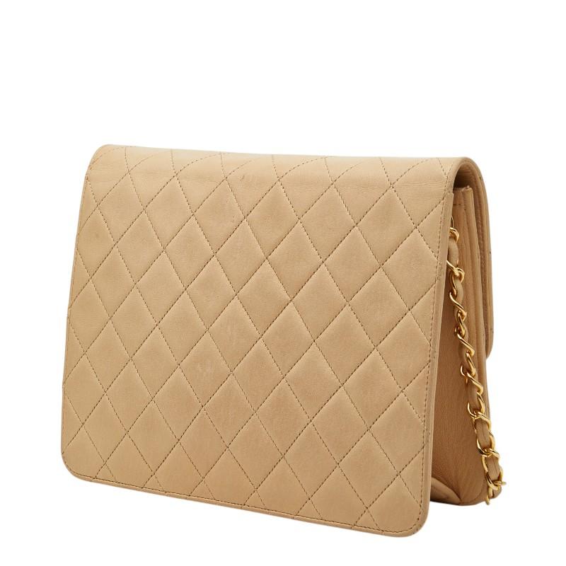 CHANEL シャネル マトラッセ ショルダーバッグ ヴィンテージ ベージュ CHANEL（シャネル） ココマーク マトラッセ チェーン ショルダーバッグ