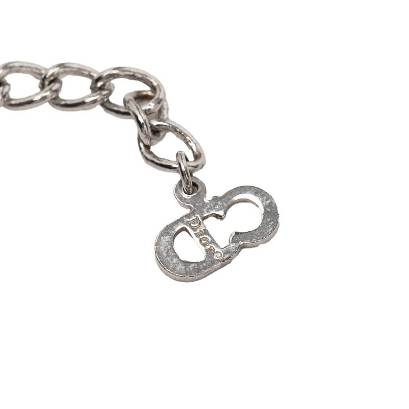 Dior ブレスレット CDロゴ シルバー ヴィンテージ ディオール CDロゴ ブレスレット シルバー メタル レディース Dior