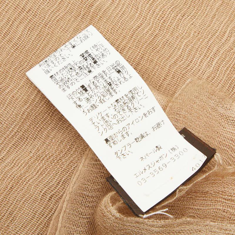 HERMES（エルメス） ストール ベージュ カシミヤ レディース 【中古