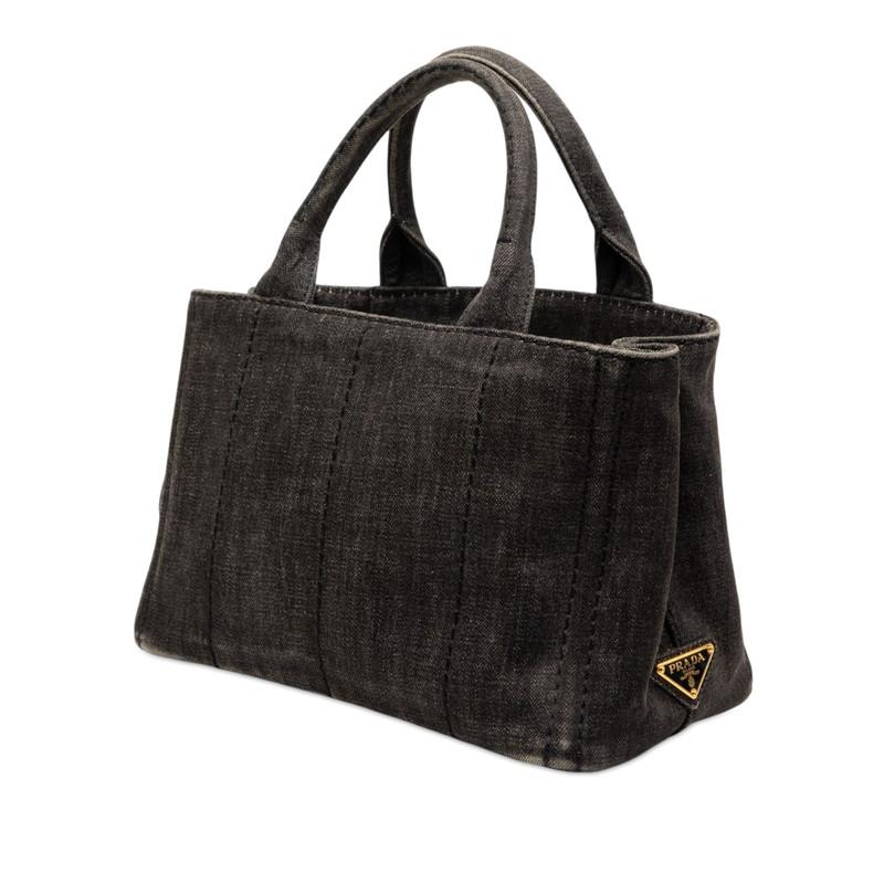 PRADA（プラダ） 三角ロゴプレート カナパ ハンドバッグ ショルダー 