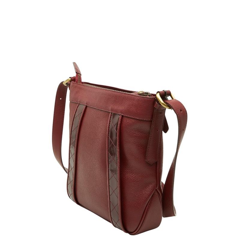 BURBERRY（バーバリー） 斜め掛け ショルダーバッグ レッド レザー
