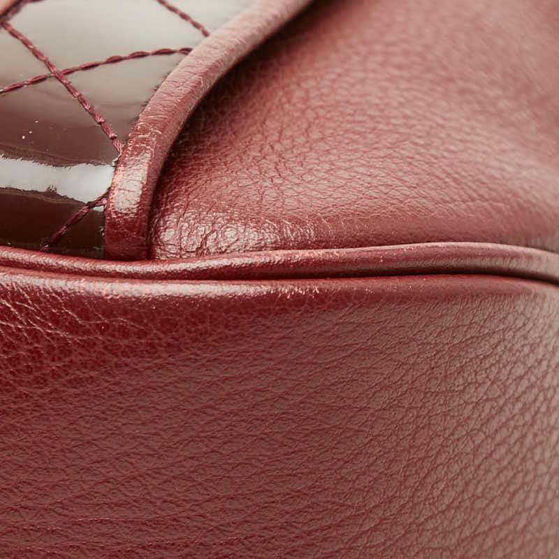 【英国王室御用達】 バーバリー ボルドーエナメル カフリンクス Burberry BURBERRY（バーバリー） 斜め掛け ショルダーバッグ レッド レザー