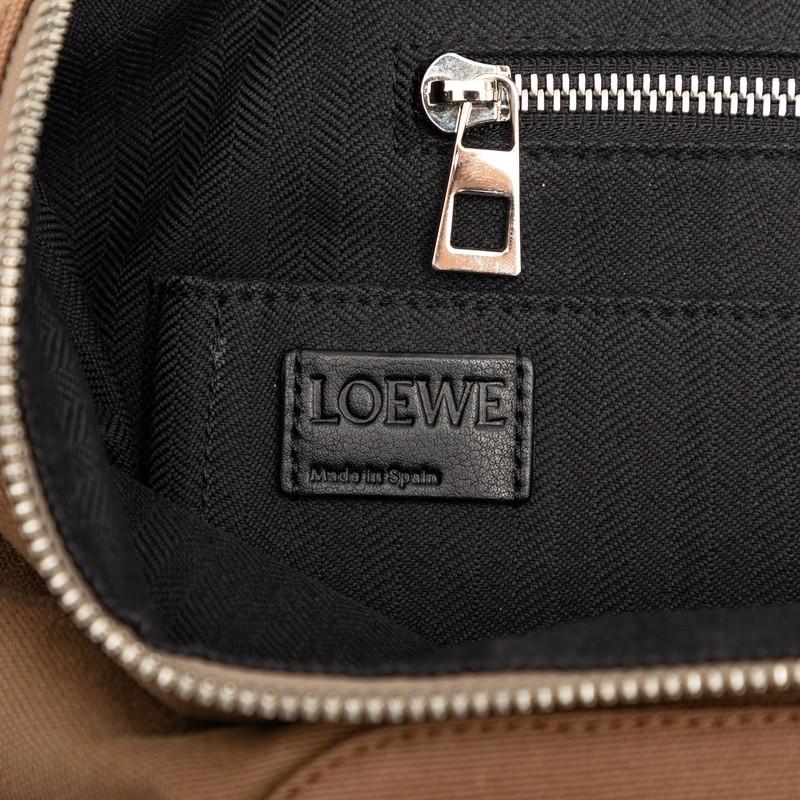 ロエベ ゴヤ スカル リュック デイパック バックパック ベージュ キャンバス レザー メンズ LOEWE 【中古】_6