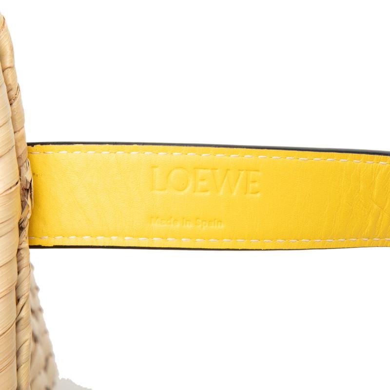 ラブ【LOEWE】ロエベカゴバッグ・スモールサイズ・イエロー LOEWE（ロエベ） バスケットバッグ スモール フラワー かごバッグ