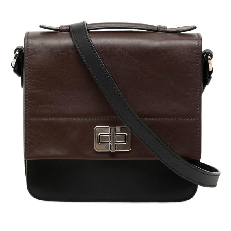 PRADA（プラダ） バイカラー ハンドバッグ ショルダーバッグ 2WAY