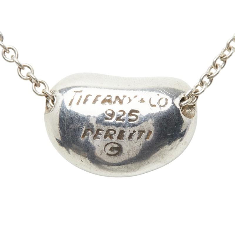 【美品】Tiffany ビーンネックレス 　　　　エルサペレッティ SV925 TIFFANY&Co.（ティファニー） エルサ ペレッティ ビーン ネックレス