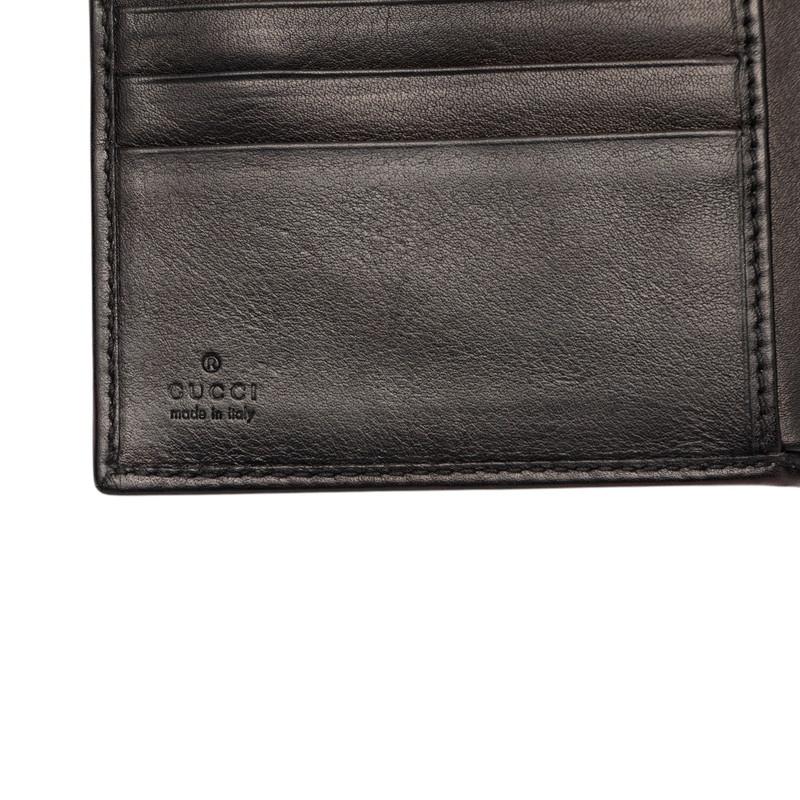 GUCCI（グッチ） 二つ折り財布 181896 ブラック レザー レディース