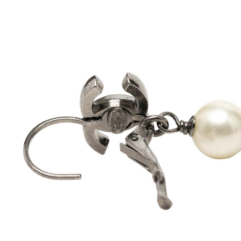 CHANEL（シャネル） ココマーク リボン ピアス 05A刻印 シルバー