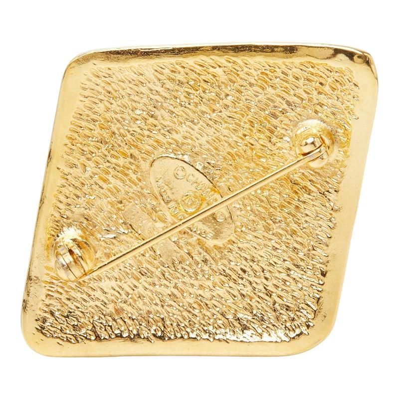 CHANEL（シャネル） ココマーク ひし形 ブローチ ゴールド メッキ