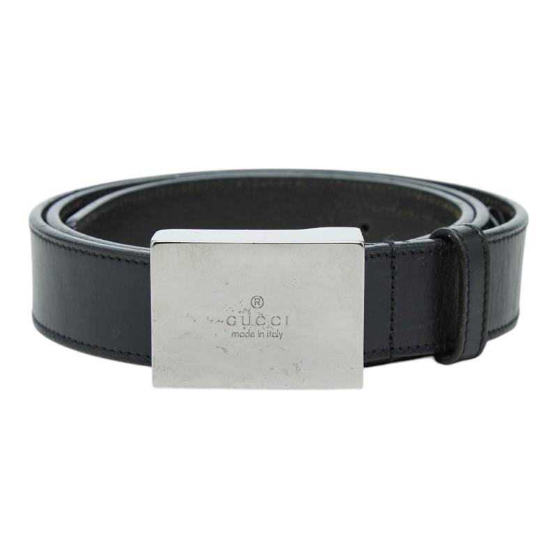 GUCCI（グッチ） ロゴ バックルベルト サイズ 90/36 114966 ブラック