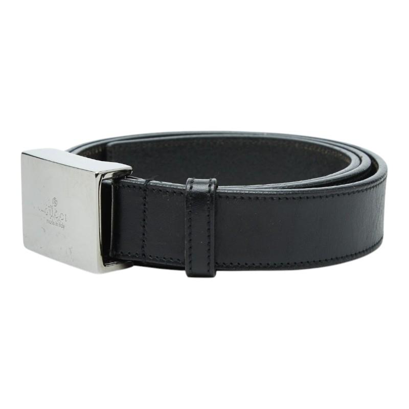 GUCCI（グッチ） ロゴ バックルベルト サイズ 90/36 114966 ブラック