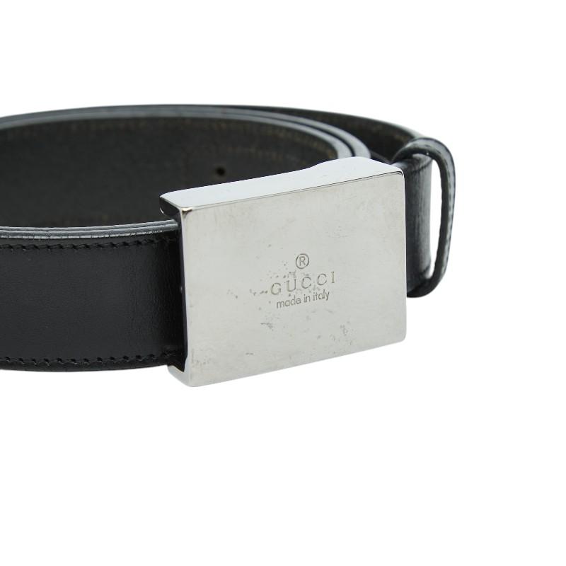GUCCI（グッチ） ロゴ バックルベルト サイズ 90/36 114966 ブラック