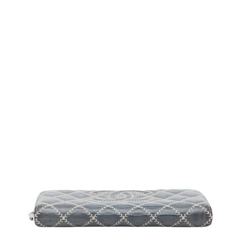 CHANEL ココマーク ウルトラステッチ ラム 財布 CHANEL（シャネル） ココマーク ウルトラステッチ ラウンドジップ 長