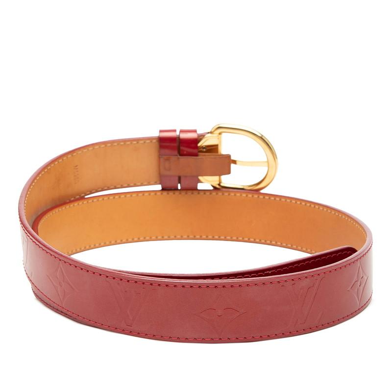 正規品 美品 ルイヴィトン サンチュール ヴェルニ ベルト 80/32 LOUIS VUITTON（ルイ・ヴィトン） ルイ ヴィトン モノグラム ヴェルニ