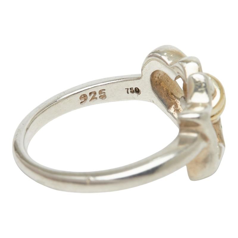 ティファニー Tiffany&Co. スターハート リング 指輪 925 750 TIFFANY&Co.（ティファニー） スター ハート リング 指輪 SV925