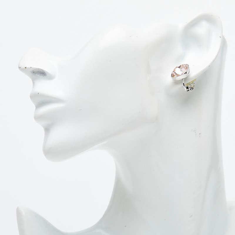 SWAROVSKI（スワロフスキー） イヤリング シルバー ピンク系 メタル 