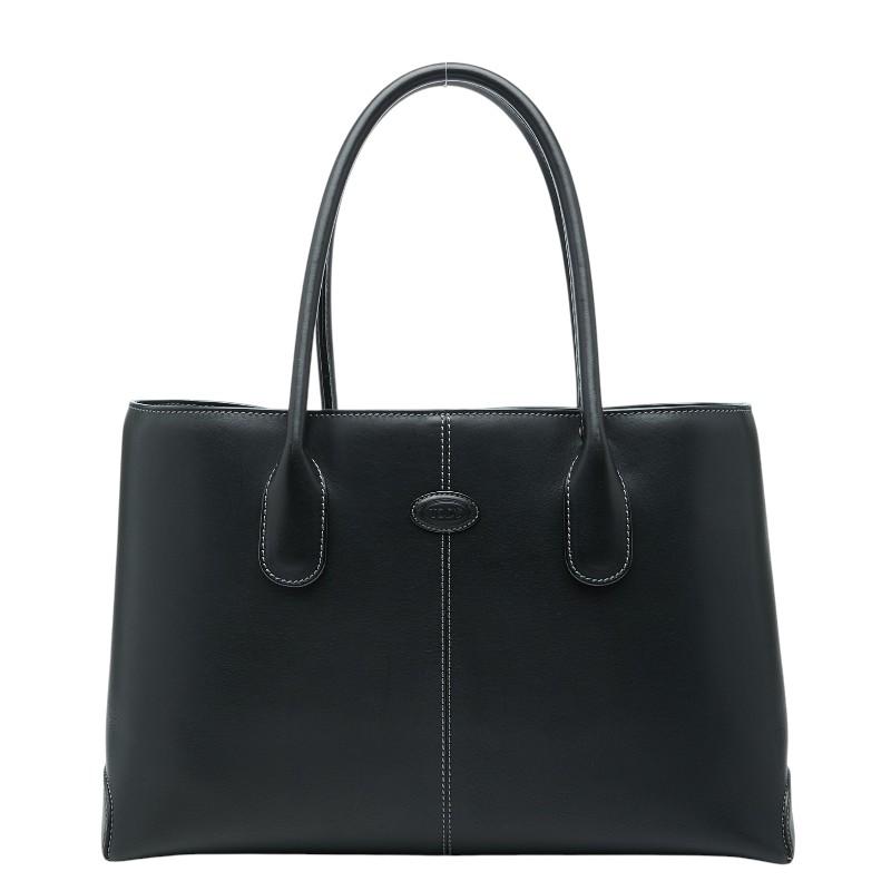 トッズ Diバッグ トートバッグ ブラック レザー レディース TOD'S
