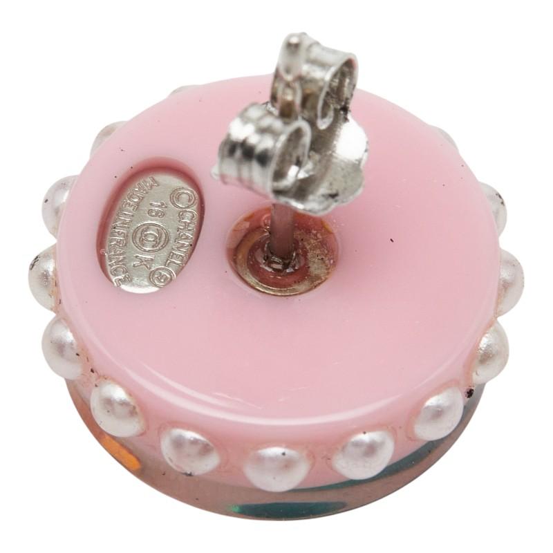 CHANEL（シャネル） ココマーク ピアス ピンク マルチカラー