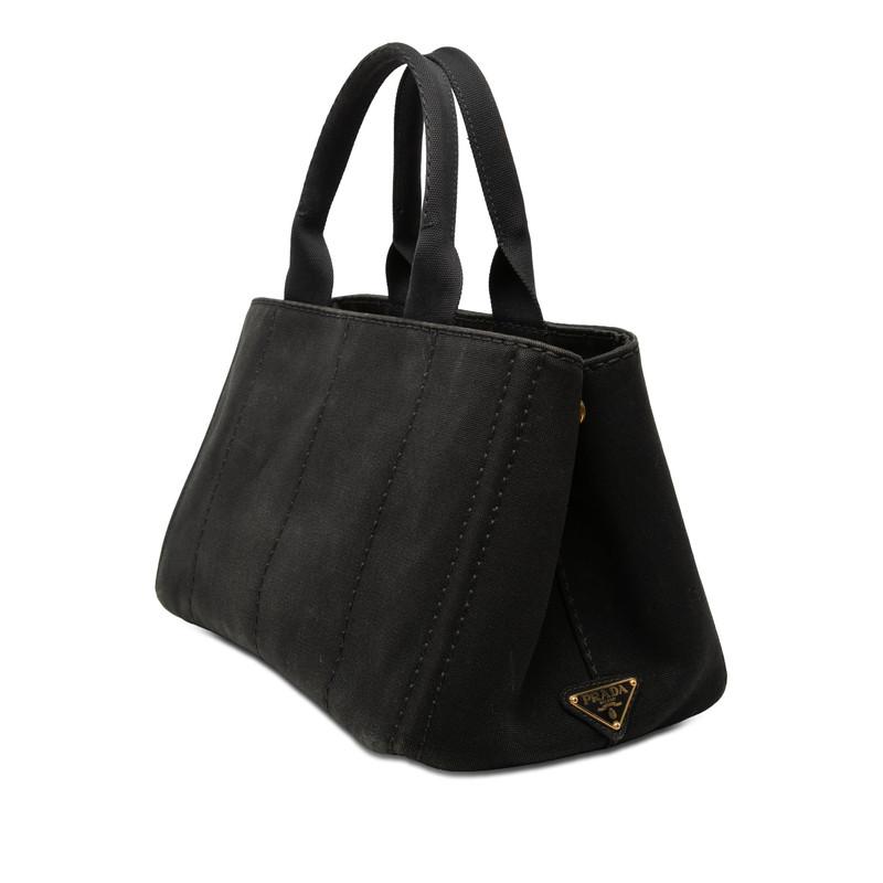 PRADA（プラダ） 三角ロゴプレート カナパM ハンドバッグ トートバッグ
