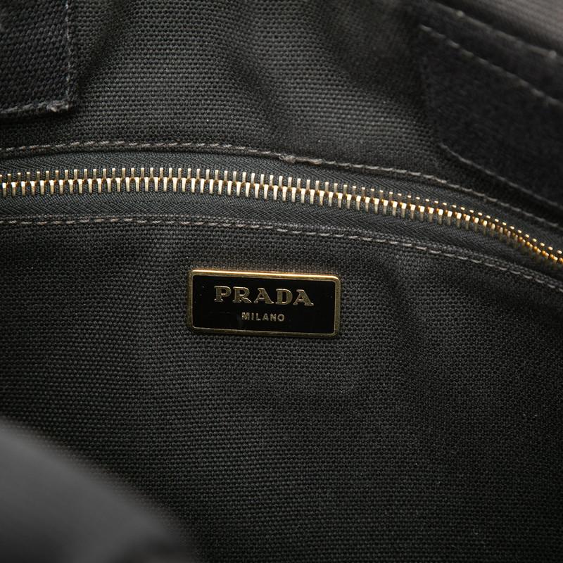 PRADA（プラダ） 三角ロゴプレート カナパM ハンドバッグ トートバッグ