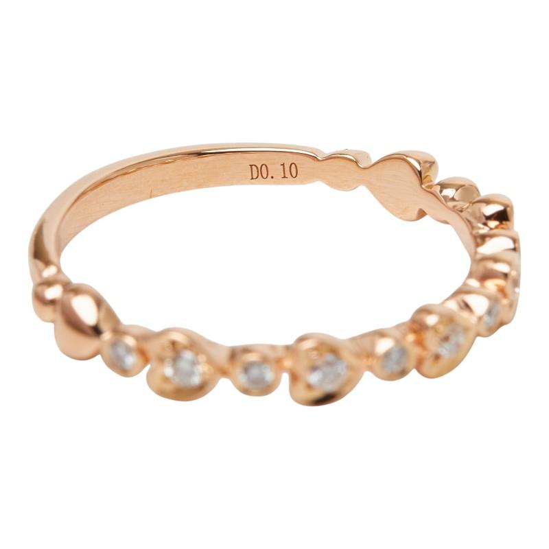 Ponte Vecchio（ポンテヴェキオ） K18PG ピンクゴールド ダイヤ0.10ct