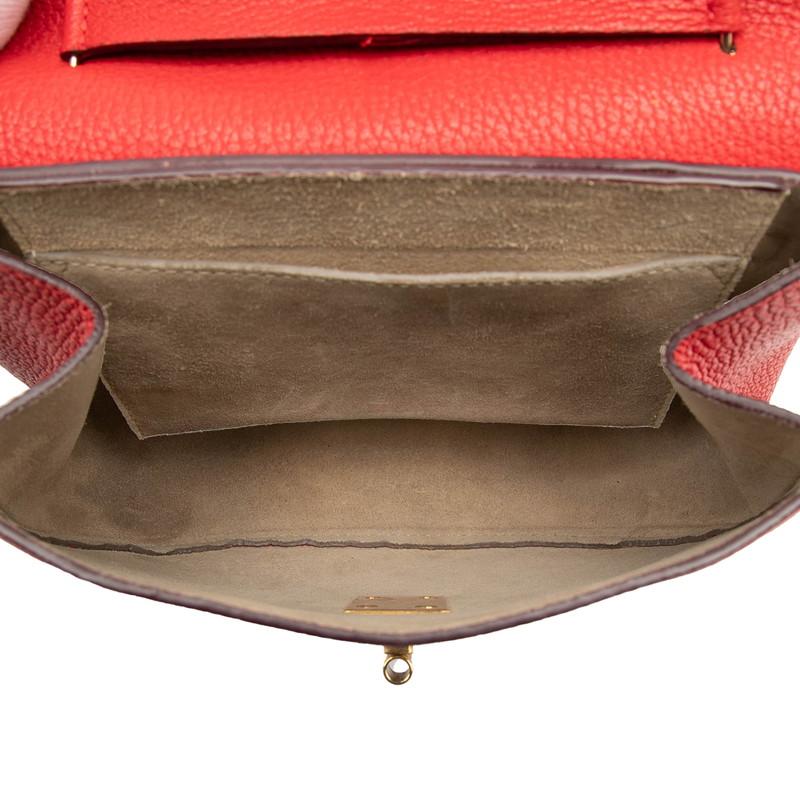 Chloe（クロエ） ドリュー チェーン ショルダーバッグ レッド レザー